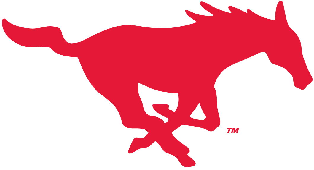 Southern Methodist Mustangs 1963-2007 Primary Logo diy iron on heat transfer